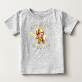 Little but a great warrior of God  Baby T-shirt