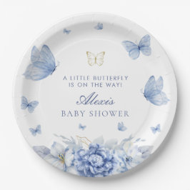 Little Butterfly Boy Baby Dusche Pappteller