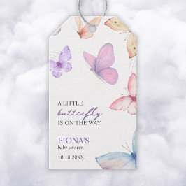 Little Butterfly Girl Babydusche Niedlich Geschenkanhänger