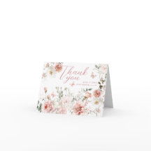 Little Butterfly Pink Floral Baby Girl Dusche
