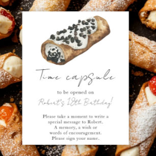 Little Cannoli Zeitkapsel 1. Geburtstag Poster