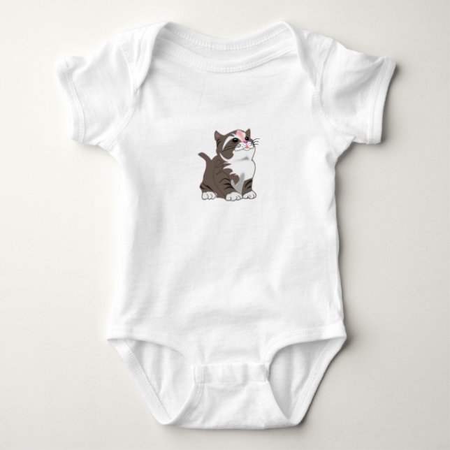 Little Cat Baby Bodysuits (Vorderseite)