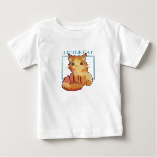 Little Cat Drawing tshirt kids
