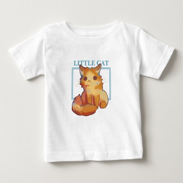 Little Cat Drawing tshirt kids (Vorderseite)