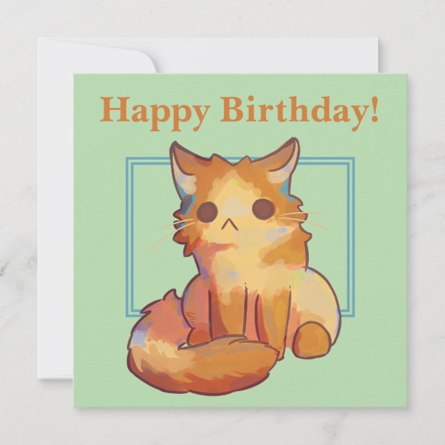 Little Cat, happy Birthday (Vorderseite)