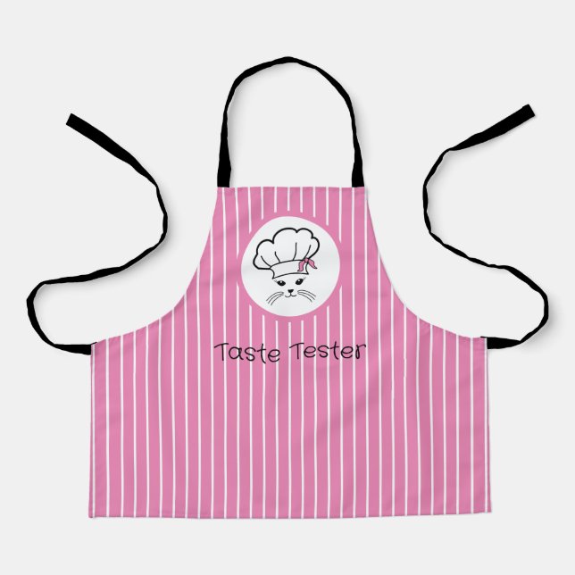 Little Cat Master Taste Tester Kids Schürze (Vorderseite)