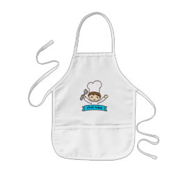"Little Chef" Kids' Graphic Apron Kinderschürze