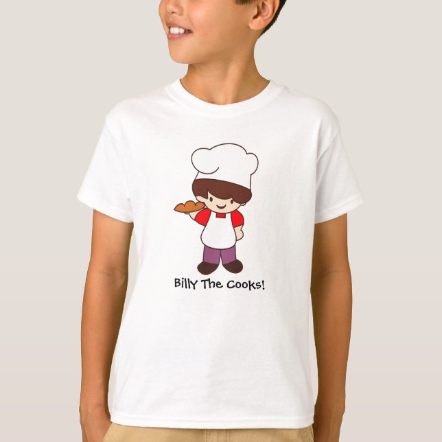 "Little Chef" Kids' Graphic T-Shirt (Vorderseite)