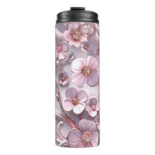 Little Cherry Blume in Lavender Thermosbecher