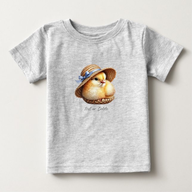 Little Chick Blue Ribbon Baby T - Shirt (Vorderseite)