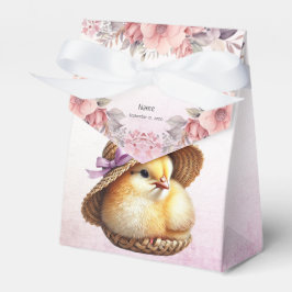 Little Chick Pink Ribbon Bevorzugung Box Geschenkschachtel