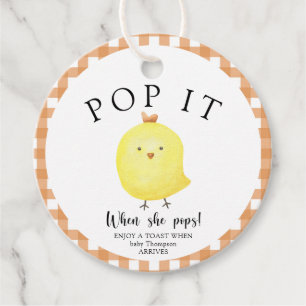 Little Chick - Pop! Wenn sie Pop! Geschenkanhänger