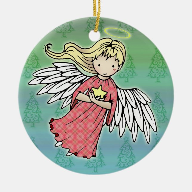 Little Christmas Angel Ornament (Vorne)