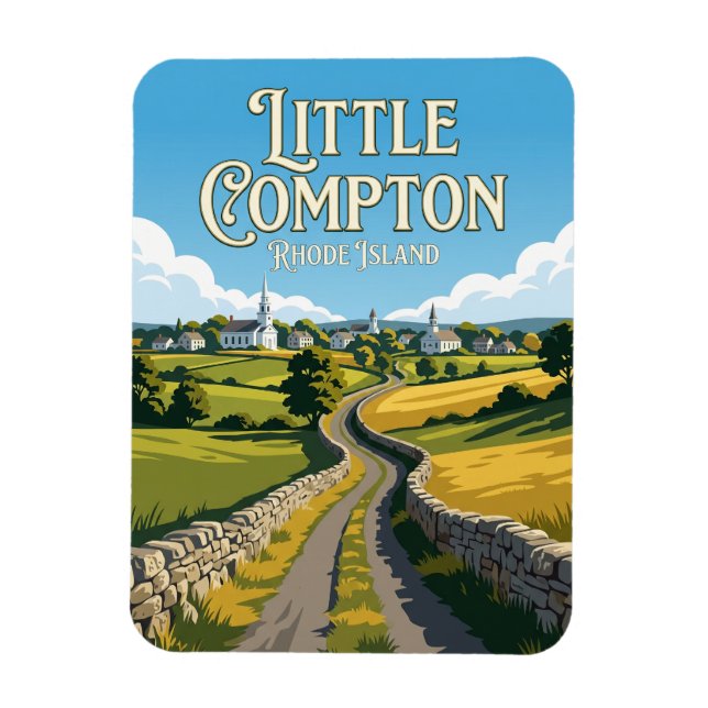 Little Compton, Rhode Island Magnet (Vertikal)