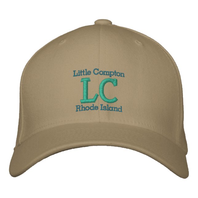 Little Compton, RI "LC" Bestickte Kappe (Vorderseite)