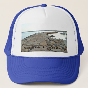 Little Compton, RI - Sakonnet Point Breakwater Truckerkappe
