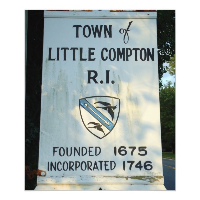 Little Compton, RI signiert Poster (Vorne)
