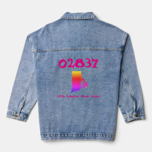 Little Compton, RI Zip Code - 02837, Rainbow Pride Jeansjacke