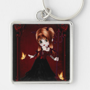 Little Cookie Devil Girl Design 3 Schlüsselanhänge Schlüsselanhänger
