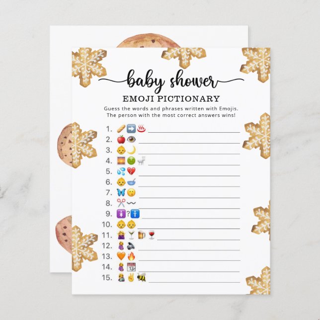 Little Cookie - Emoji-Picktionary (Vorne/Hinten)