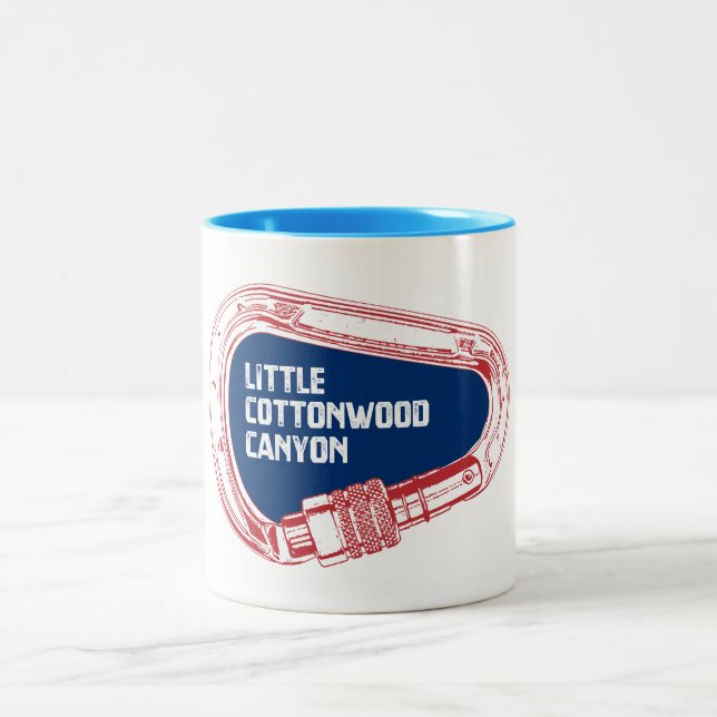 Little Cottonwood Canyon Zweifarbige Tasse (Mittel)