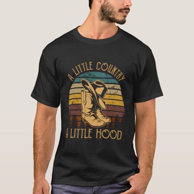 Little Country Little Hood Western Texas Tshirt Co (Vorderseite)
