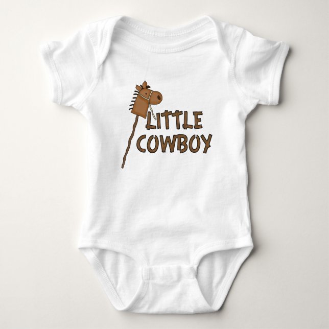 Little Cowboy Baby Boy Strampler (Vorderseite)