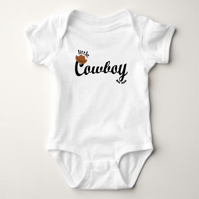 Little Cowboy Baby Strampler (Vorderseite)