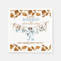 Little Cowboy Clothesline WildWest Boy Baby Shower