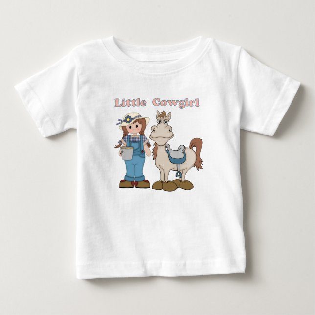 Little Cowgirl Baby T-shirt (Vorderseite)
