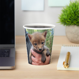 Little Coyote Pappbecher