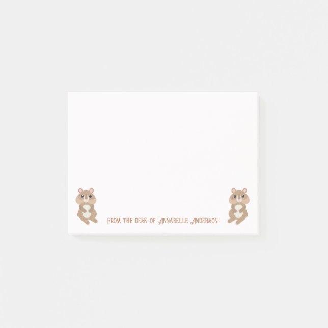 Little Critters Hamsters Post-it Klebezettel (Vorderseite)