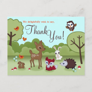 Little Critters Vielen Dank Postcard Postkarte