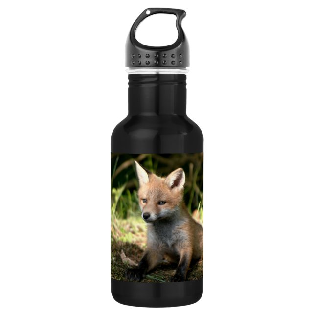 Little Cub Red Fox Edelstahlflasche (Vorderseite)