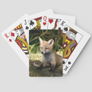 Little Cub Red Fox Spielkarten