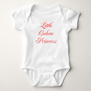 Little Cuban Princess Baby Strampler