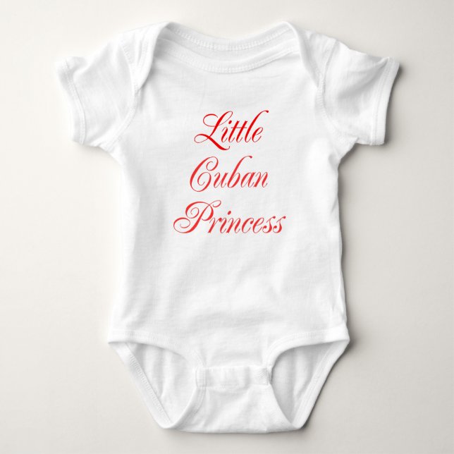 Little Cuban Princess Baby Strampler (Vorderseite)