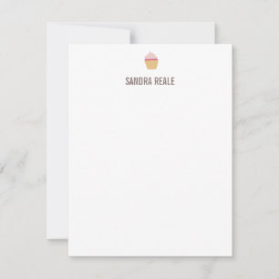 Little Cupcake Icon Papeterie personnelle Carte de