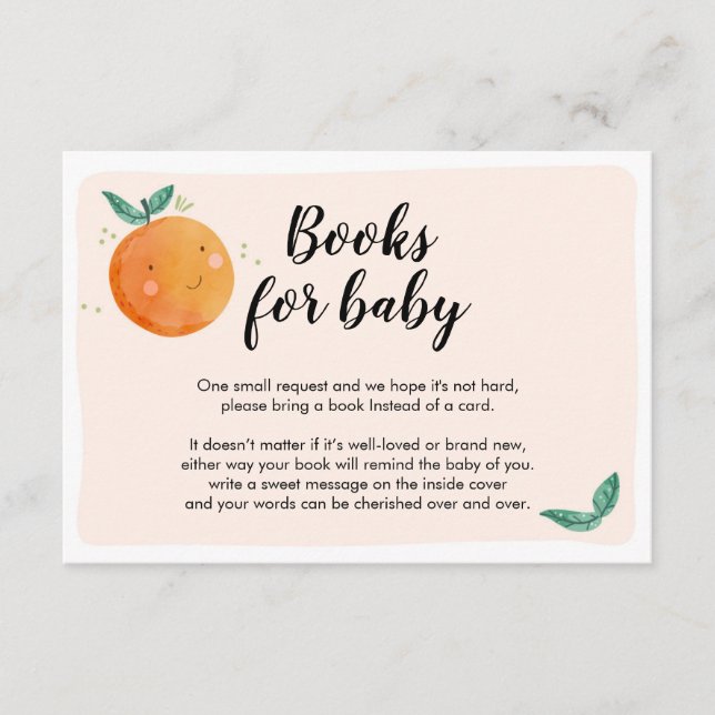 Little Cutie Apportez une carte de livre Baby show (Devant)