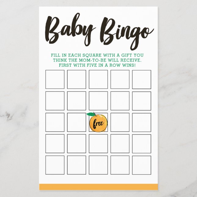 Little Cutie Baby Bingo Flyer (Vorne)