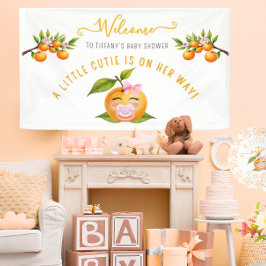 Little Cutie Baby Shower Banner