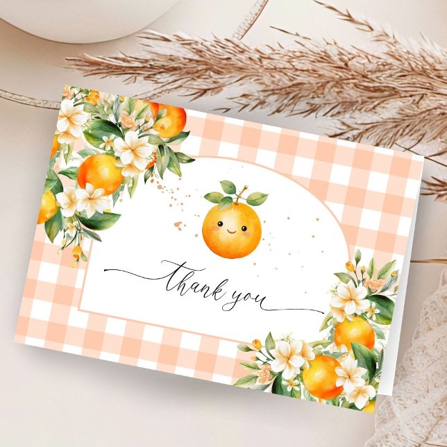 Little Cutie Baby shower plié Merci Cartes (Créateur téléchargé)