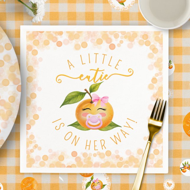 Little Cutie Baby Shower  Serviette (Von Creator hochgeladen)