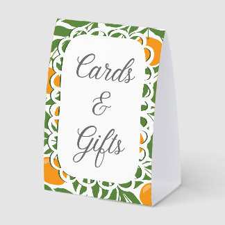 Little Cutie Baby Shower Tabletop Sign Cards and G Tischaufsteller