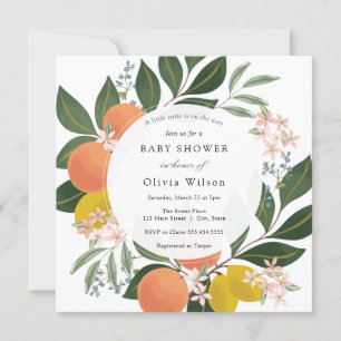 Little Cutie sur le chemin Baby shower Invitation