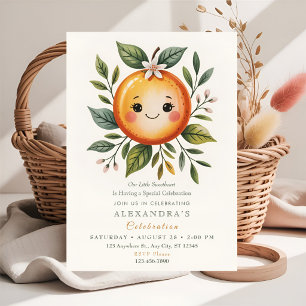 Little Cutie Zitrus-Mottoparty Einladung