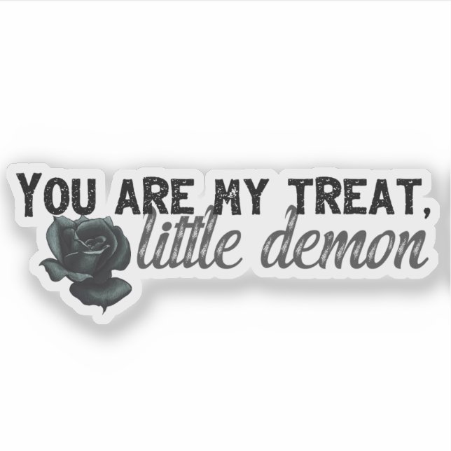 Little Dämon Dark Romance Buchsticker Aufkleber (Vorderseite)