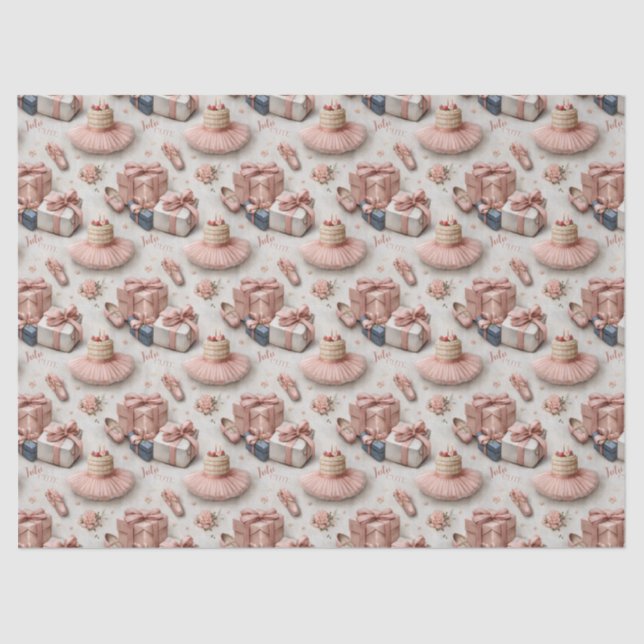 Little Dancer’s Tutu and Ballet Slipper  Seidenpapier (Vorderseite)