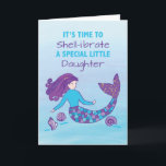 Little Daughter Geburtstag Funkelnd Look Mermaid Karte<br><div class="desc">Wenn Ihre besondere kleine Tochter bald einen Geburtstag feiern wird und Sie immer noch nach dem suchen,  was Sie geben können,  um ihren besonderen Tag noch etwas Besonderes zu machen,  dann haben Sie gerade den richtigen gefunden. Diese Meerjungkarte schickt ihre lustigen Grüße,  die sicherlich ihren Tag erhellen werden.</div>