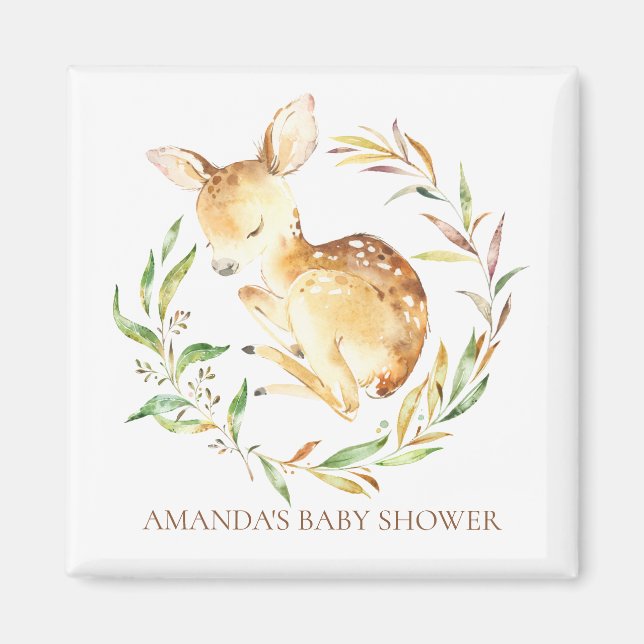 Little Deer Baby Shower Fevor Magnet (Vorne)
